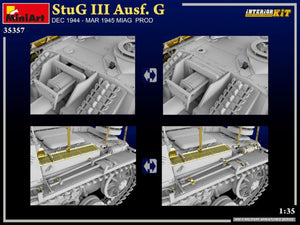 MiniArt 35357 StuG III Ausf. G DEC 1944 – MAR 1945 MIAG PROD. INTERIOR KIT 1/35 – immagine 11