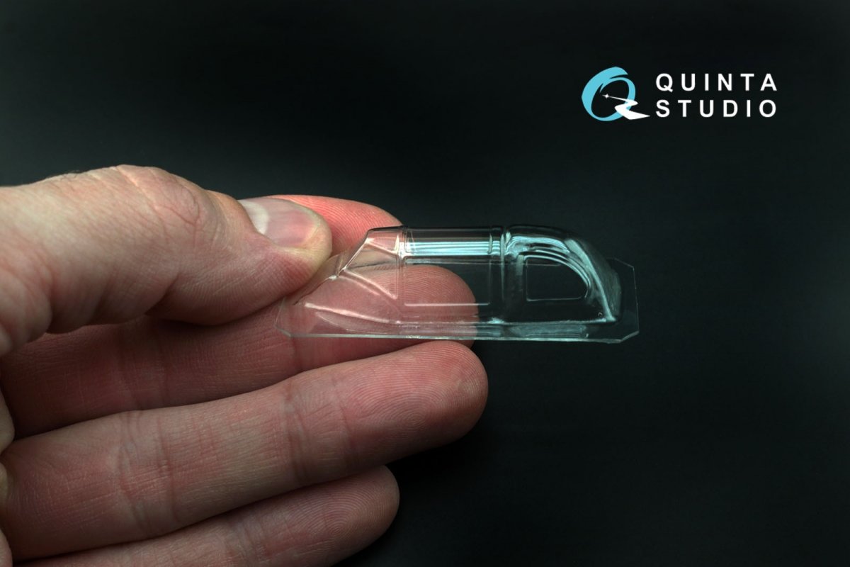 Quinta Studio QC48005-S La-5 verrière transparente thermoformée 1 pièce (pour kit Zvezda) 1/48 – image 2