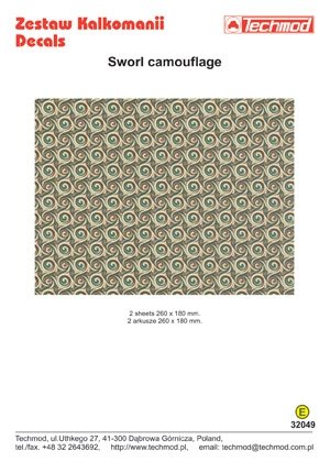 Techmod 32049 - Swirl Camouflage 1/32 – zdjęcie 2