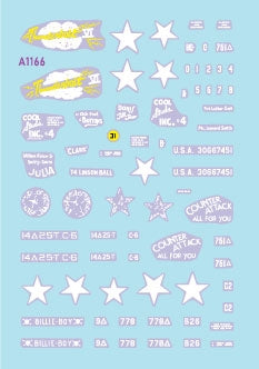 Star Decals 72-A1166 US M4A3(76) in Europe 1944-45. 25th Tk Bn. 37th Tk Bn. 761st Tk Bn. 778th Tk Bn 1/72 – zdjęcie 3