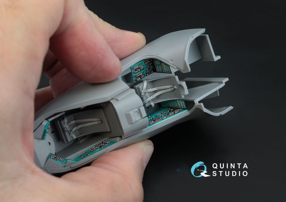 Quinta Studio QD48026 Mi-24V 3D-Printed &amp;amp; coloured Interior on decal paper (for Zvezda kit) 1/48 – imagen 7