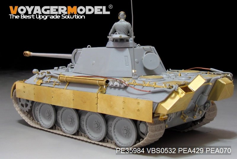 Voyager Model PE35984 WWII German Panther A Tank Early version Basic For TAKOM 2097 1/35 – immagine 11