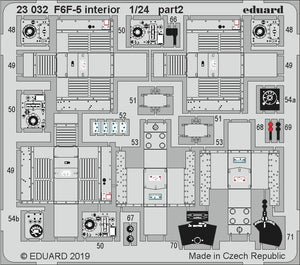 Eduard 23032 F6F-5 interior AIRFIX 1/24 – imagen 3