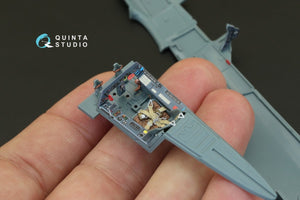 Quinta Studio QD48003 Yak-1 (mid. production) 3D-Printed &amp;amp; coloured Interior on decal paper (for all kits) 1/48 – zdjęcie 7