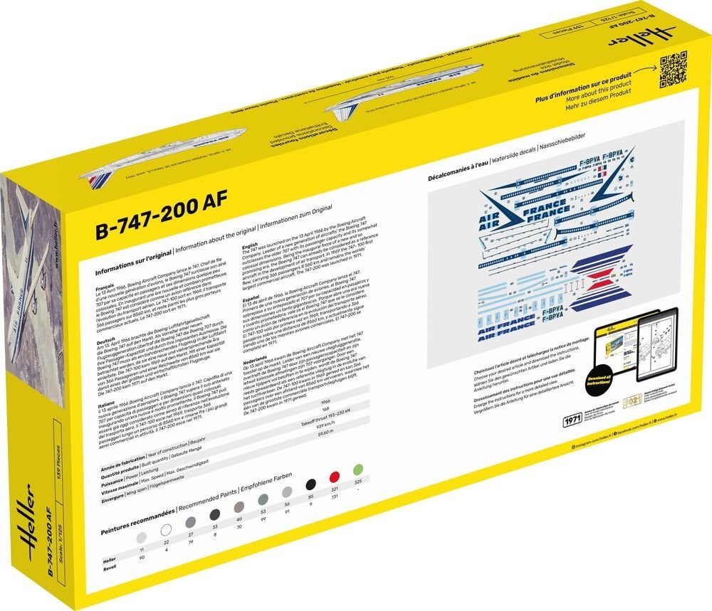 Heller 56459 Starter Kit - B-747-200 AF 1/125 – imagen 5