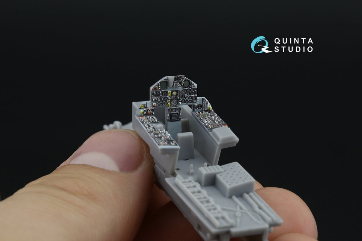 Quinta Studio QD72186 F-15C Early/J Early 3D-Printed &amp;amp; coloured Interior on decal paper (Fine Molds) 1/72 – immagine 12