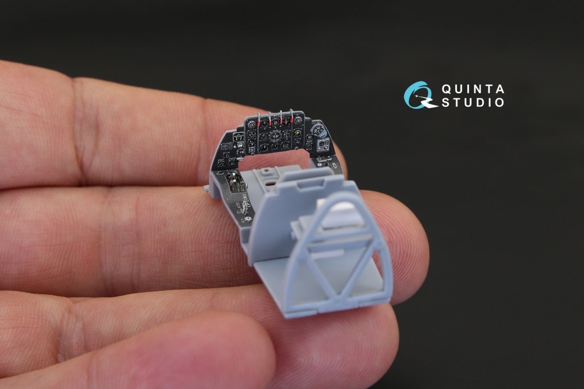 Quinta Studio QD48023 La-9 3D-Printed &amp;amp; coloured Interior on decal paper (for ARK kit) 1/48 – imagen 8