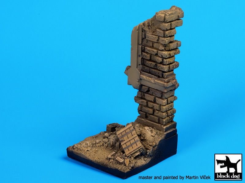 Socle de mur en ruine de maison Black Dog D35040 1/35 – image 3