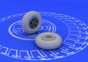 Eduard 648098 Spitfire wheels - 5 spoke 1/48 (Eduard) – imagen 2