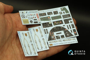 Quinta Studio QD32164 TBF-1C Avenger 3D-Printed &amp;amp; coloured Interior on decal paper (Trumpeter) 1/32 – imagen 6