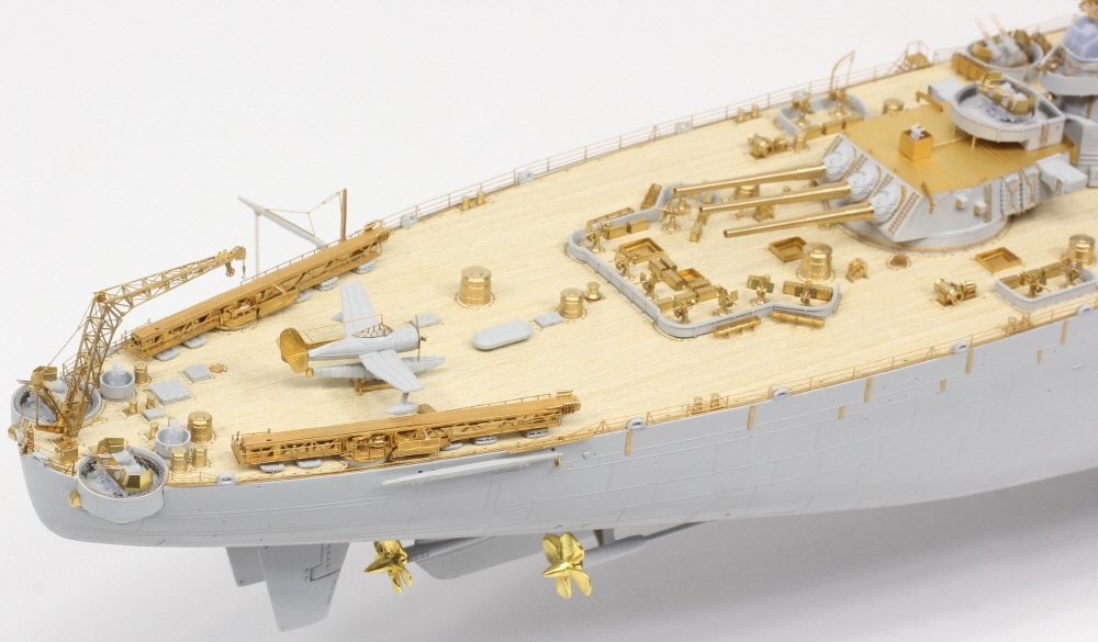 Pontos 37034FB USS BB-63 Missouri 1945 Advanced Detail Up Set for Hobbyboss Kit (Deck Blue 20B stained wooden deck) 1/350 – imagen 6