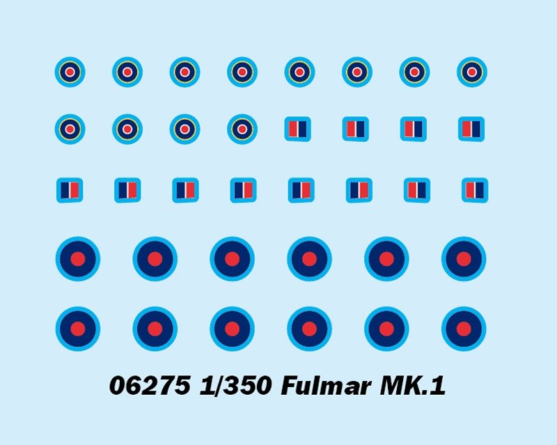 Trumpeter 06275 Fulmar MK.1 (6pcs.) 1/350 – zdjęcie 4