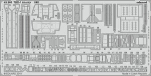 Eduard 49966 TBD-1 interior 1/48 GREAT WALL HOBBY – zdjęcie 2