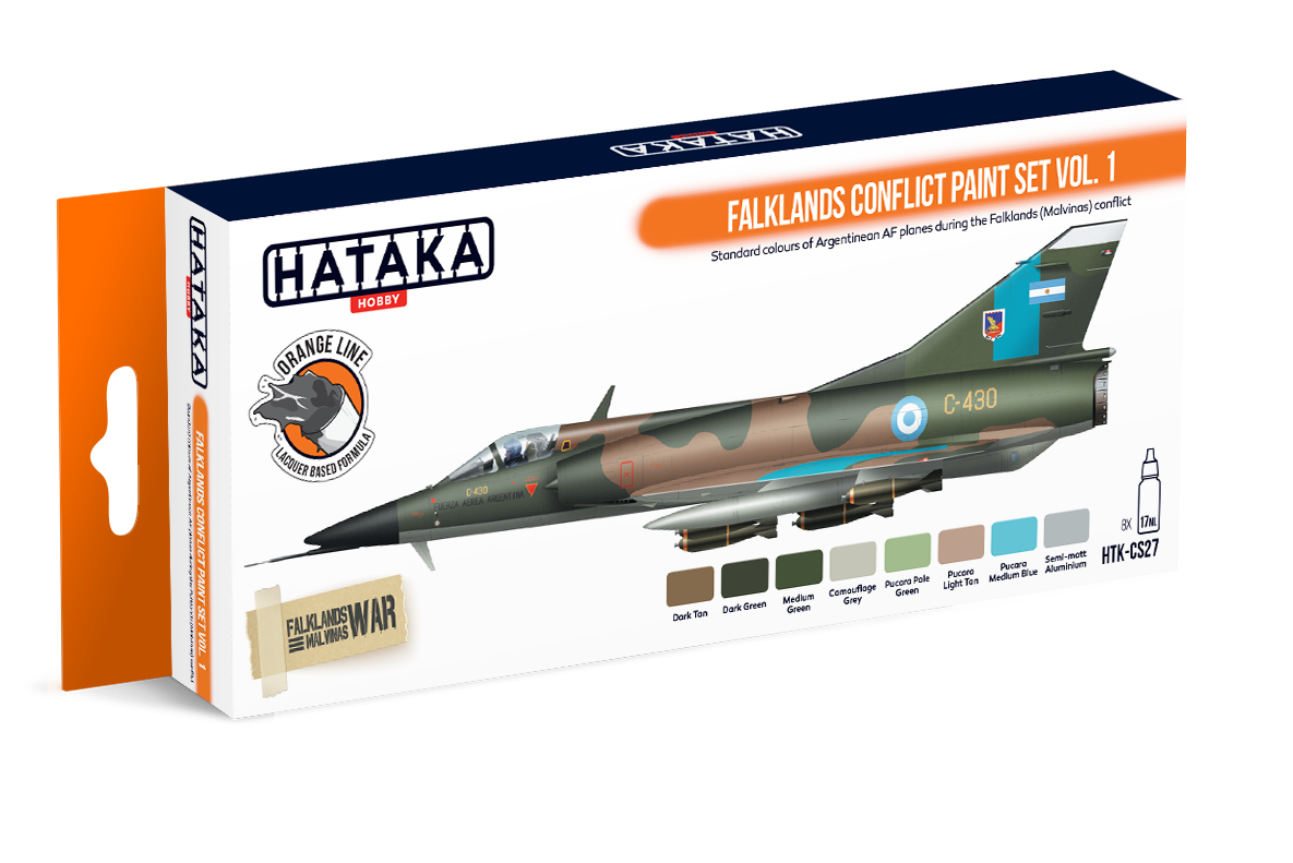 Hataka HTK-CS27 Falklands Conflict paint set vol. 1 8x17ml