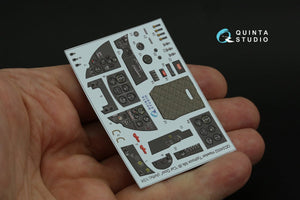 Quinta Studio QD24002 Hawker Typhoon (Car Door) 3D-Printed &amp;amp; coloured Interior on decal paper (Airfix) 1/24 – immagine 9