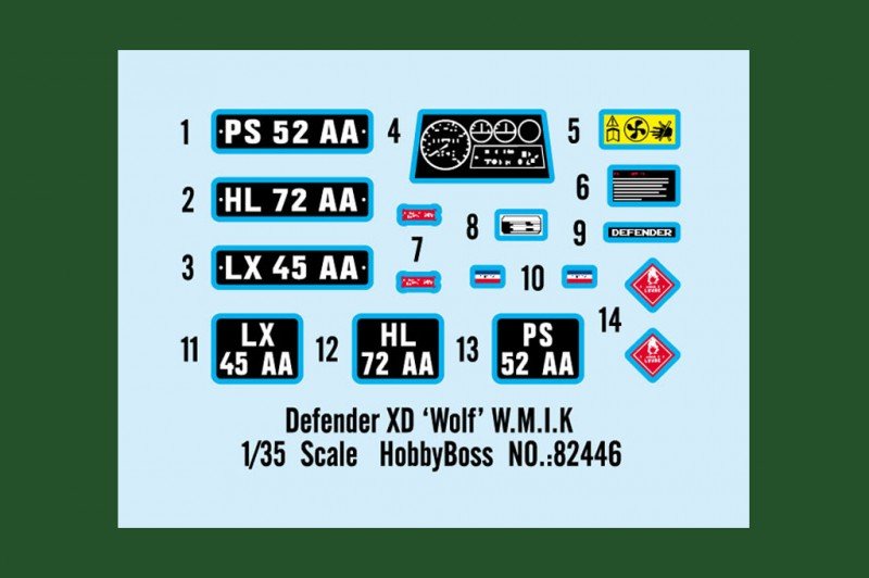 Hobby Boss 82446 Defender XD &amp;#39;Wolf&amp;#39; W.M.I.K. 1/35 – Bild 2