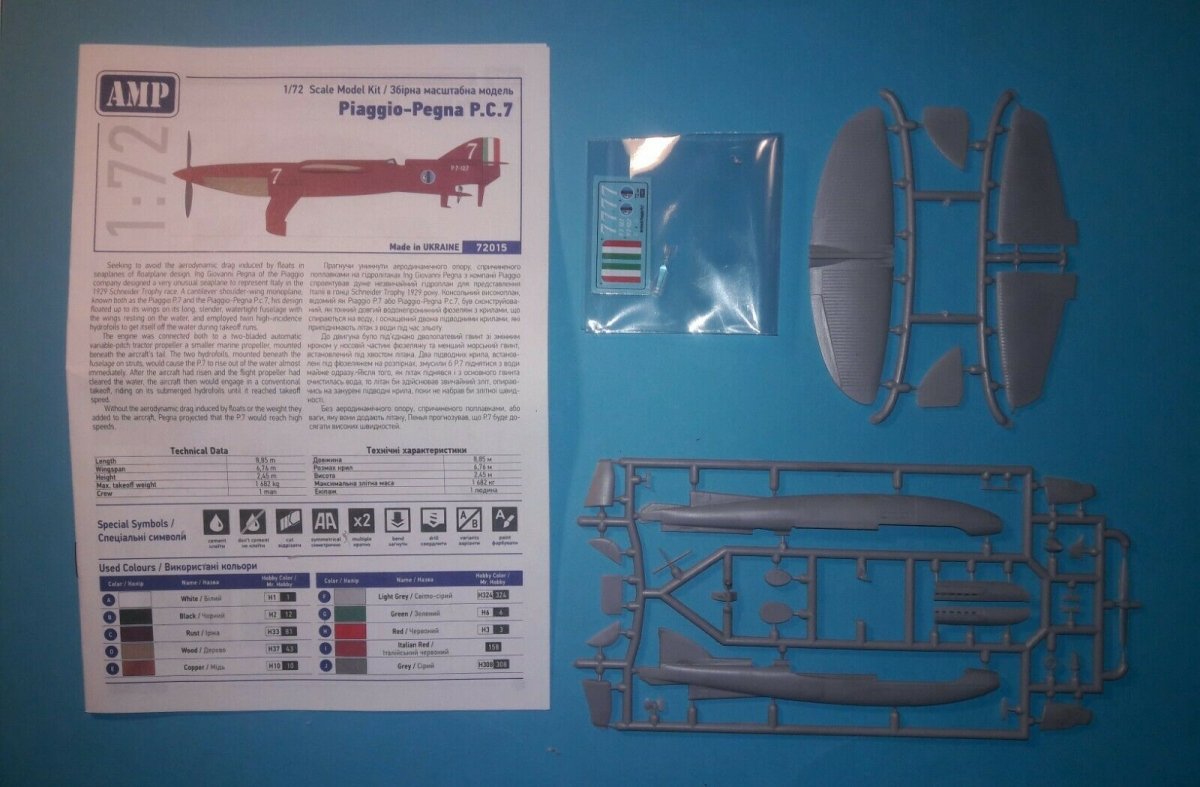 AMP 72015 Piaggio Pegna PC-7 1/72 – image 2