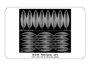 Aber 35D38 Palm leaves – set 2 1/35 – imagen 5
