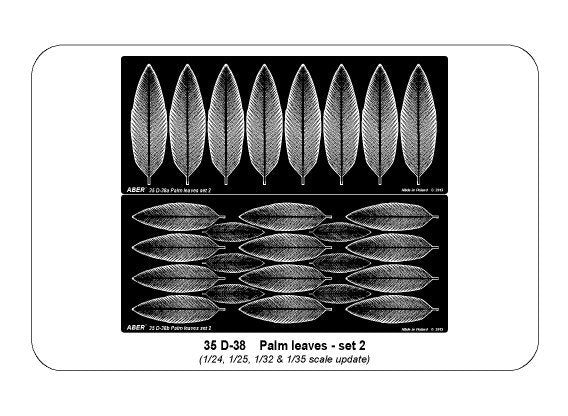 Aber 35D38 Palm leaves – set 2 1/35 – imagen 5