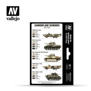 Vallejo 71624 WWII USMC Colors Sand Patterns 1942-1945 6x17ml – imagen 2