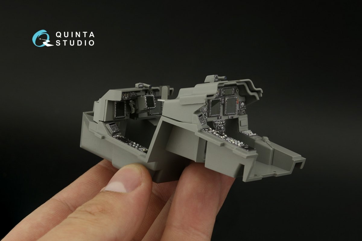 Quinta Studio QD35099 AH-64E 3D-Printed &amp;amp; coloured Interior on decal paper (Takom) 1/35 – imagen 4