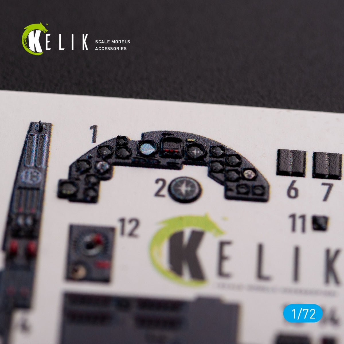 KELIK K72062 Junkers JU 88 A-4 interior 3D decals for Revell kit 1/72 – imagen 4