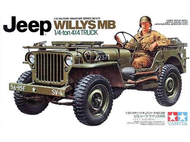 Tamiya 35219 US Jeep Willys MB 1/4 Ton Truck 1/35 – imagen 2