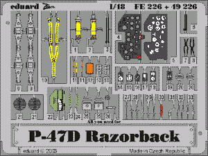 Eduard 49226 P-47D-20 1/48 Tamiya