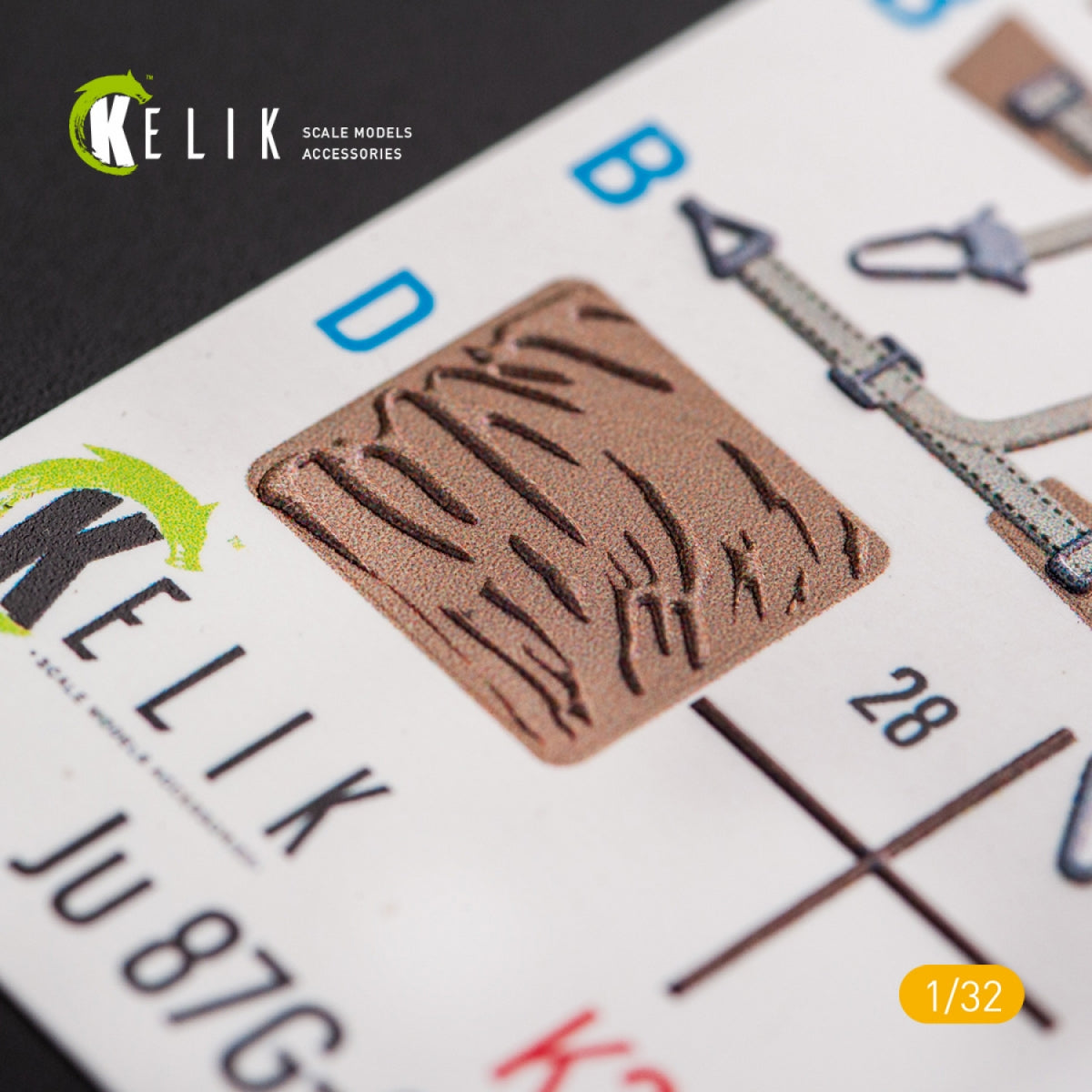 KELIK K32016 JUNKERS JU 87 D/G STUKA - INTERIOR 3D DECAL FOR TRUMPETER KIT 1/32 – imagen 7