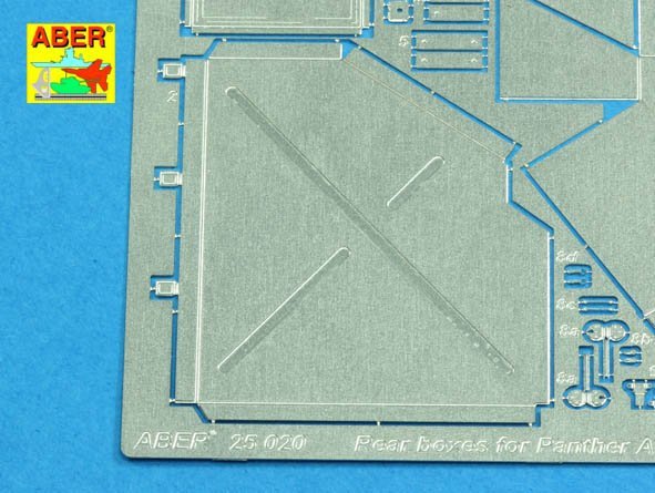 Aber 25020 Rear boxes for (Sd.Kfz. 171) Panther Ausf.A 1/25 – imagen 3