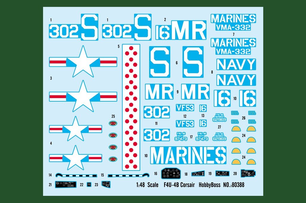 Hobby Boss 80388 F4U-4B Corsair 1/48 – imagen 3