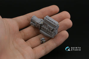 Quinta Studio QD43001 KAMAZ-43509 3D-Printed coloured Interior on decal paper (Zvezda) 1/43 – imagen 16