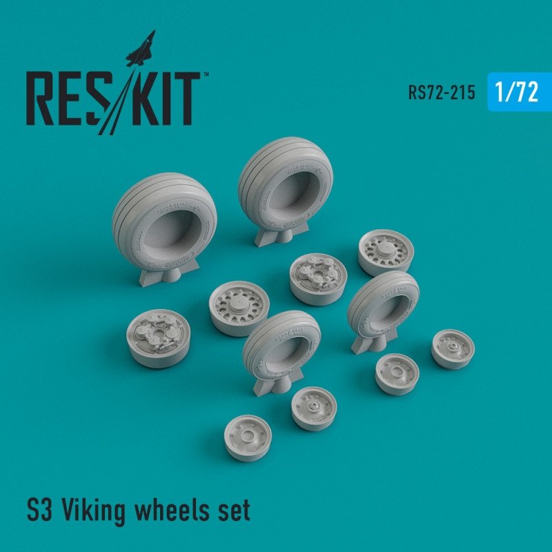 RESKIT RS72-0215 ​​S-3 Viking wheels set 1/72