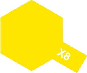Tamiya X8 Lemon Yellow (81508) Acrylic paint 10ml – Bild 2
