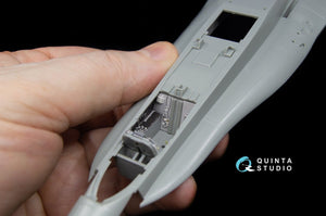 Quinta Studio QD48040 F/A-18С (late) 3D-Printed &amp;amp; coloured Interior on decal paper (for Kinetic) 1/48 – Bild 5