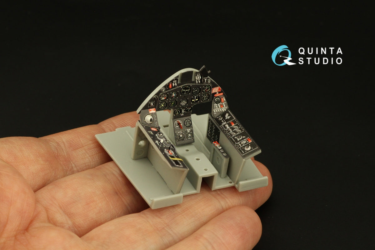Quinta Studio QD32184 F8F-2 Bearcat 3D-Printed coloured Interior on decal paper (Trumpeter) 1/32 – imagen 10