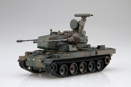 Fujimi 723495 MI-9 EX-2 JGSDF Type 87 Self-Propelled Anti-Aircraft Gun 1/72 – imagen 2