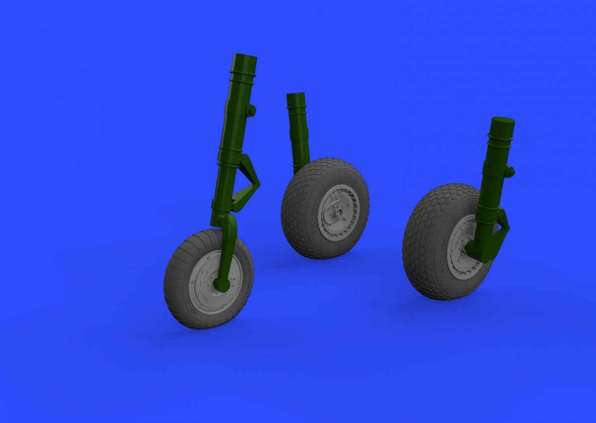 Eduard 632100 Me 262 wheels REVELL 1/32