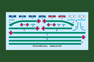 Hobby Boss 83422 HMHS Britannic 1/700 – imagen 20