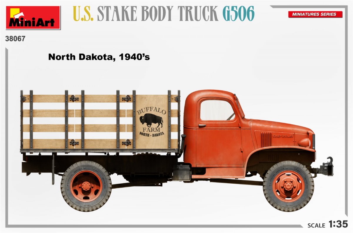 MiniArt 38067 U.S. STAKE BODY TRUCK G506 1/35 – imagen 8