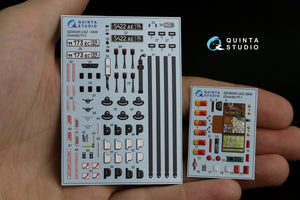 Quinta Studio QD35045 UAZ-3909 Intérieur imprimé en 3D et coloré sur papier décalque (Zvezda) 1/35 – image 13