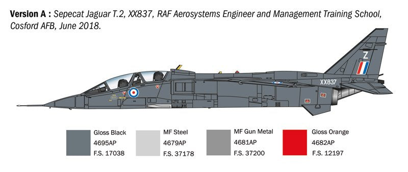 Italeri 1470 Jaguar T.2 R.A.F. Trainer 1/72 – zdjęcie 4