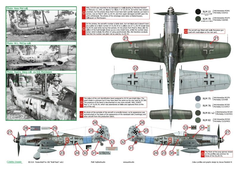 Exito ED48014 Wulf Pack 2 1/48 – imagen 6