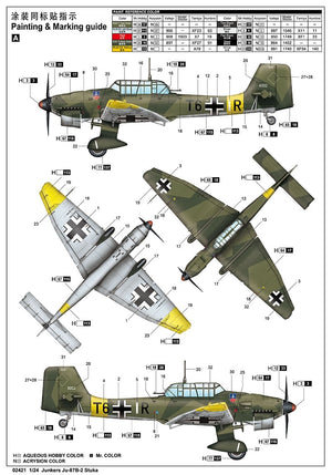 Trumpeter 02421 Junkers Ju-87B-2 Stuka 1/24 – imagen 3
