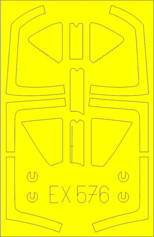 Maquette Eduard EX576 Harrier T.2/ T.4/ T.8 KINETIC au 1/48