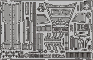Eduard 32307 P-51D engine 1/32 Tamiya