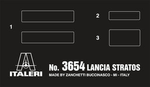 Italeri 3654 LANCIA STRATOS HF 1/24 – Bild 5