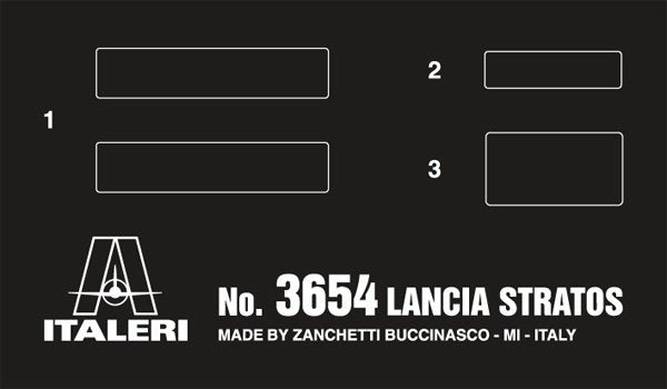 Italeri 3654 LANCIA STRATOS HF 1/24 – Bild 5