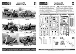 Zebrano 72117 GAZ-4 Red Army First Pick-Up 1/72 – Bild 2
