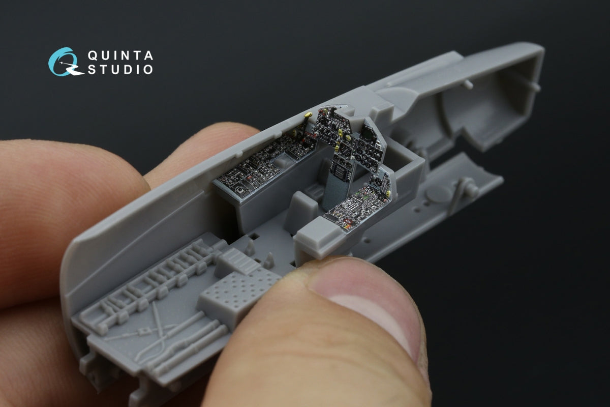 Quinta Studio QD72186 F-15C Early/J Early 3D-Printed &amp;amp; coloured Interior on decal paper (Fine Molds) 1/72 – immagine 11